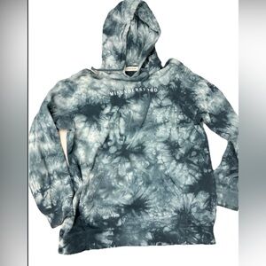 Pacsun MISUNDERSTOOD Tie-Dye Hoodie - Gray MED
